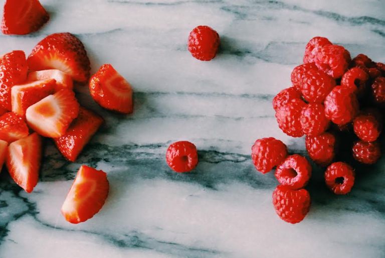 Strawberries and Raspberries
